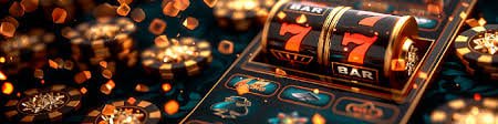 Pengguna membaca syarat bonus lewat ponsel